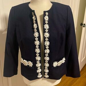 Talbots RSVP JACKET, size 2p, NAVY EUC